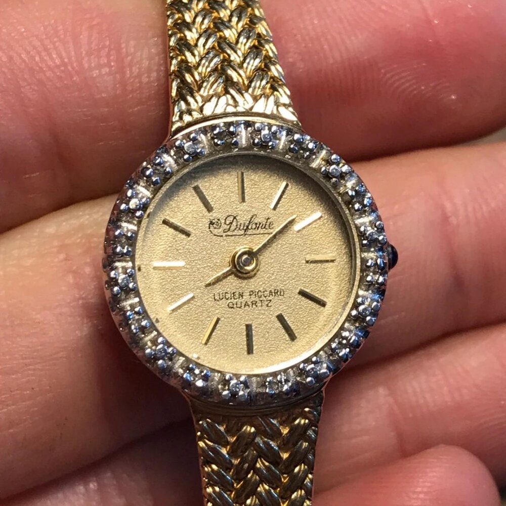 Vintage Dufonte Lucien Piccard Quartz Ladies Watch